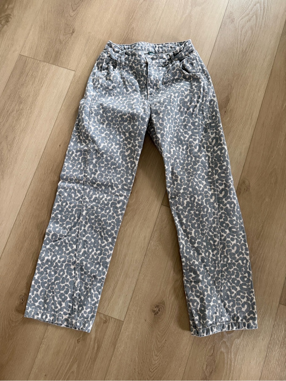 Leopard Barrel Jeans